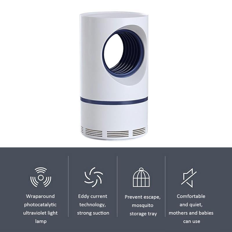Mosquito killer lamp for home and office use Silent LED Mosquito Killer – Eco-Friendly & Noise-Free Insect Trap