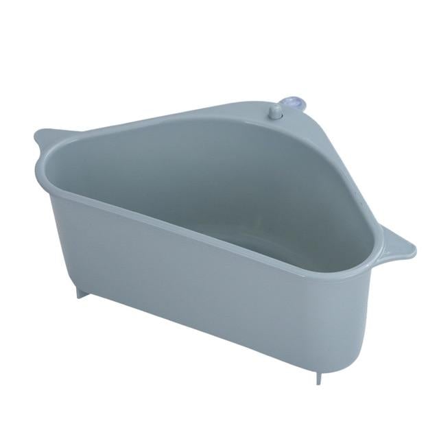 Space-saving Kitchen Sink Drain Basket Organizer in kitchen sink