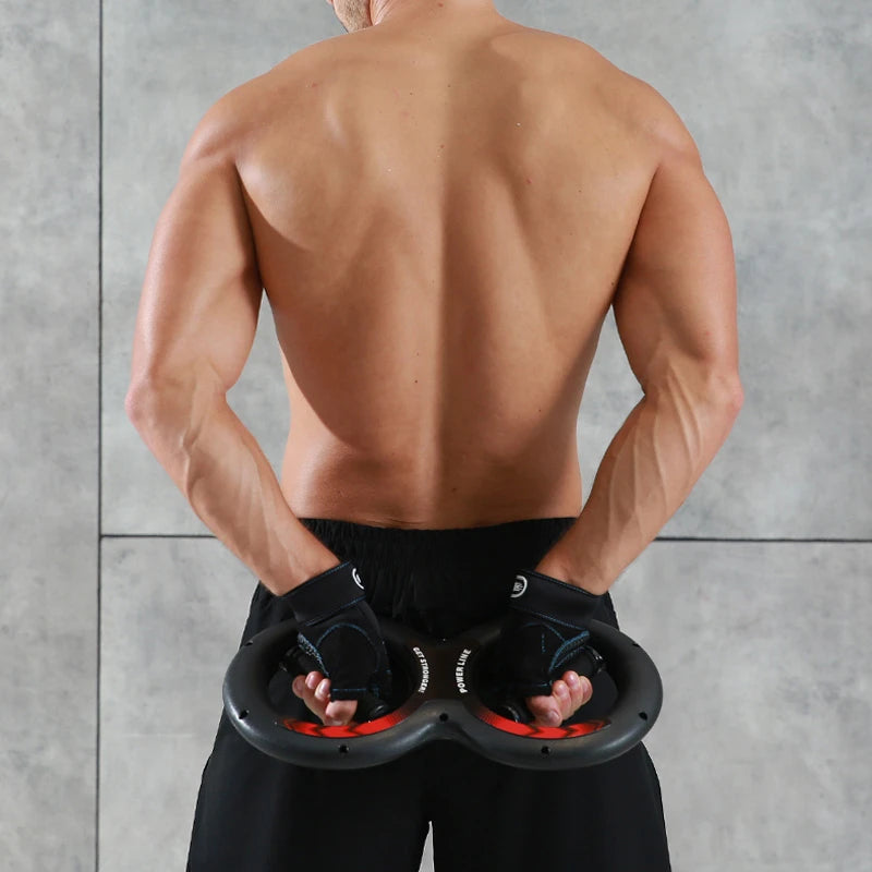 Forearm spring grip exerciser for muscle toning