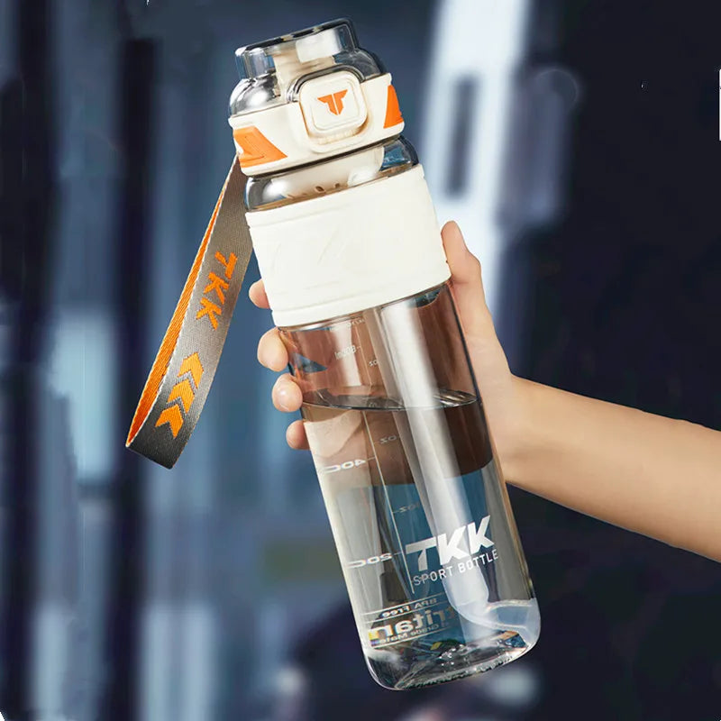Leak-Proof Tritan Sports Bottle with Straw for Gym