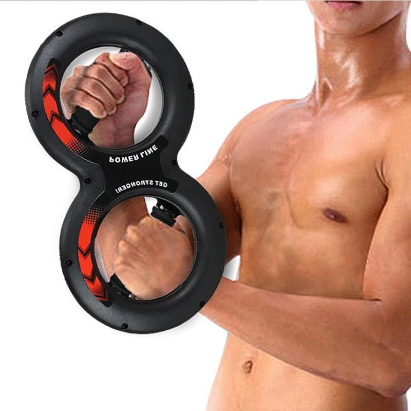 Spring hand strengthener for arm and wrist training
