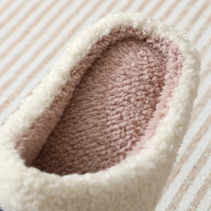 Comfortable indoor shoes with Ghost Face design for winter