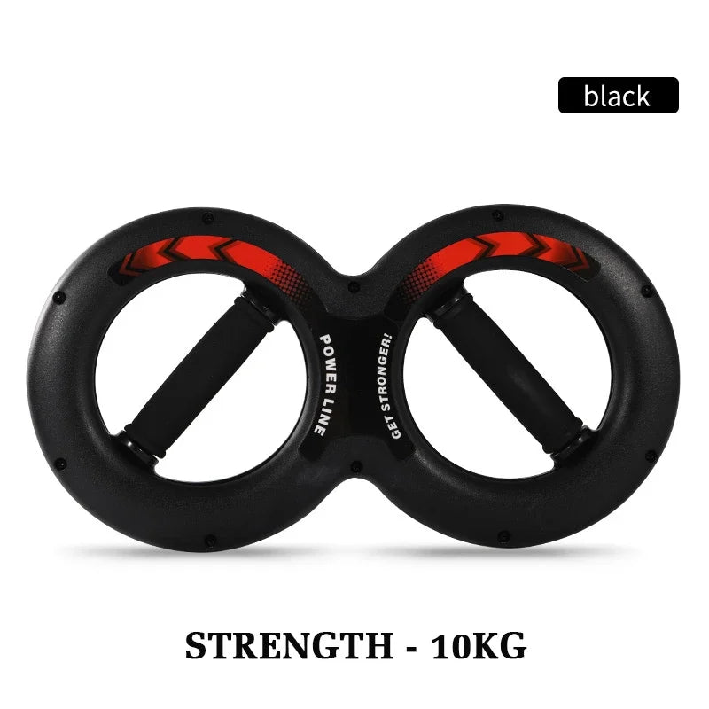 Wrist and finger fitness trainer with spring grip