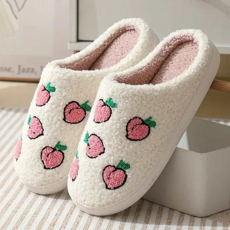 Stylish Ghost Face fuzzy slippers for men and women