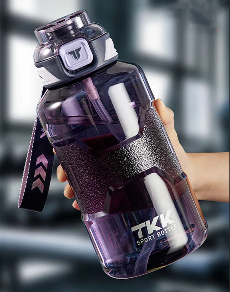Durable BPA-Free Bottle with Straw for Hiking