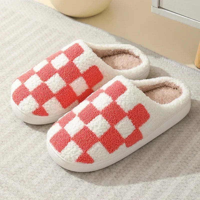 Winter warm indoor shoes featuring Ghost Face design