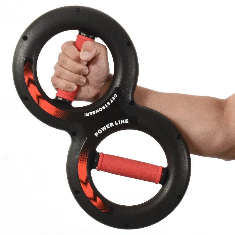 Forearm trainer with adjustable spring grip