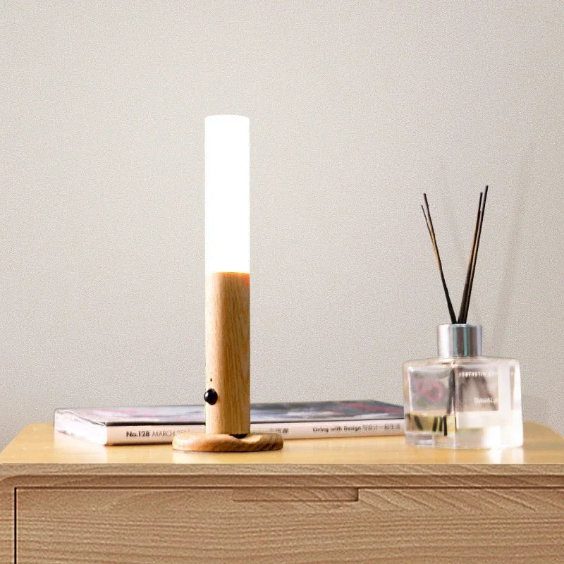 Compact LED night lamp with human detection