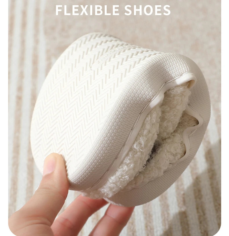Ghost Face plush slippers for stylish indoor use