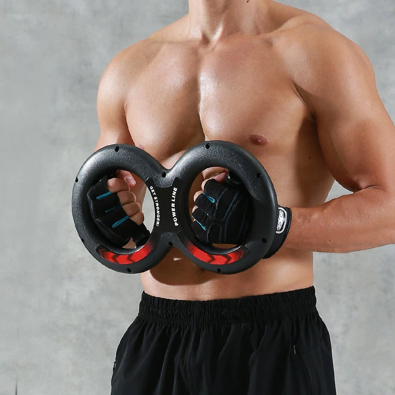 Strength training hand grip for wrist and forearm
