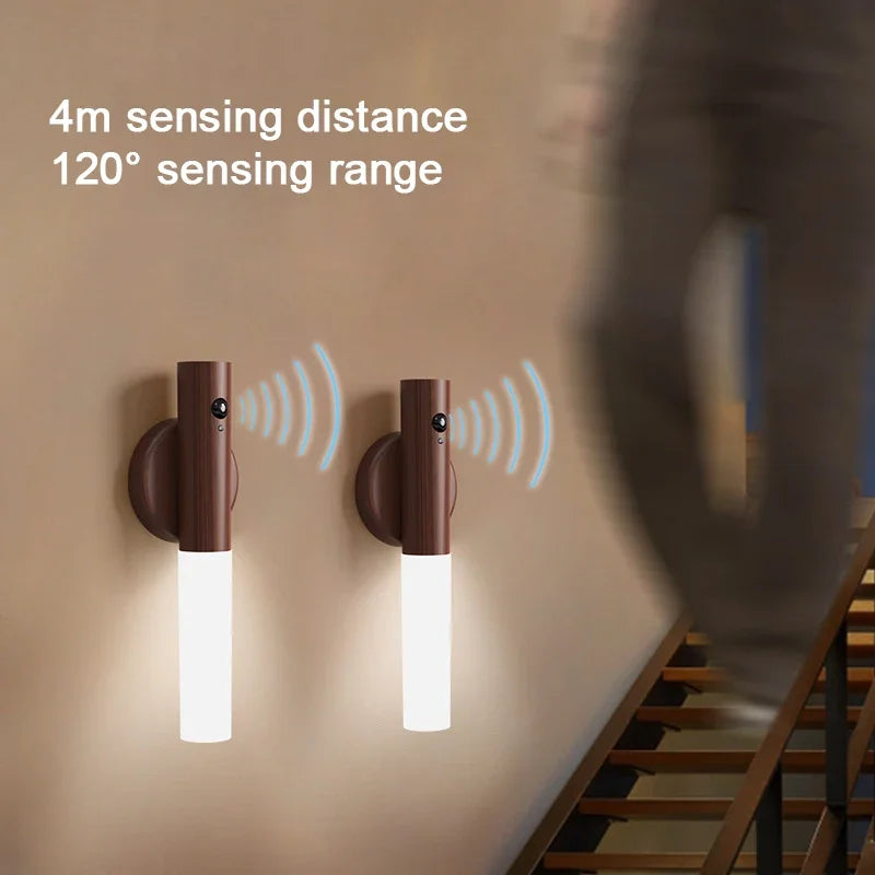 Bedroom LED motion sensor wall lamp