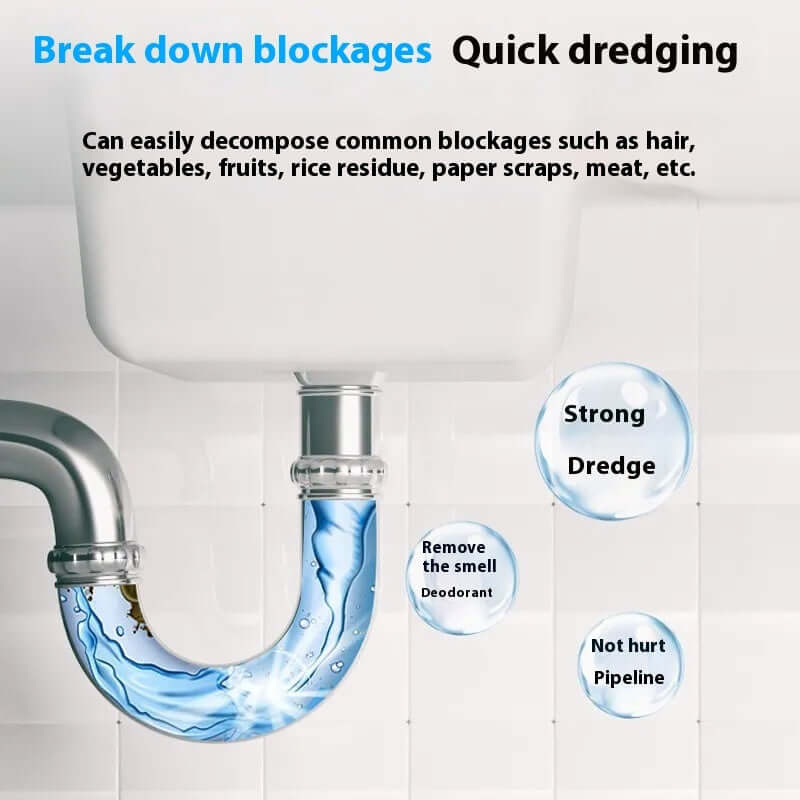 Pipe Dredge Agent Home Kitchen Bathroom - All Niche Drop
