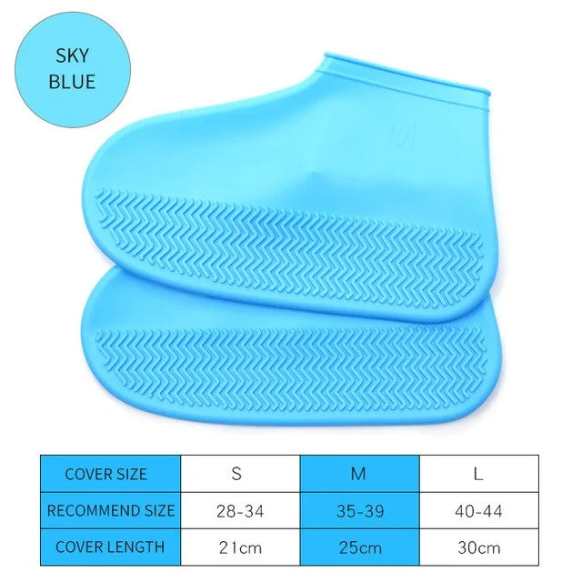 Waterproof Silicone Shoe Covers – Unisex Reusable Rain Protectors - All Niche Drop