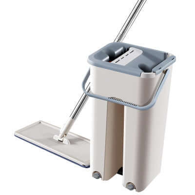 Home Kitchen Wooden Floor Lazy Mop - All Niche Drop