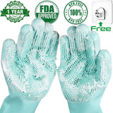 Multifunction cleaning gloves