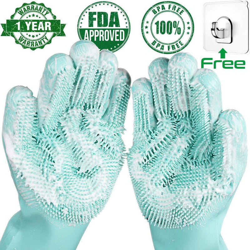 Multifunction cleaning gloves