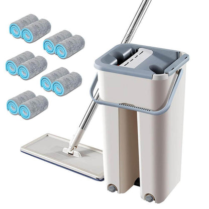 Home Kitchen Wooden Floor Lazy Mop - All Niche Drop