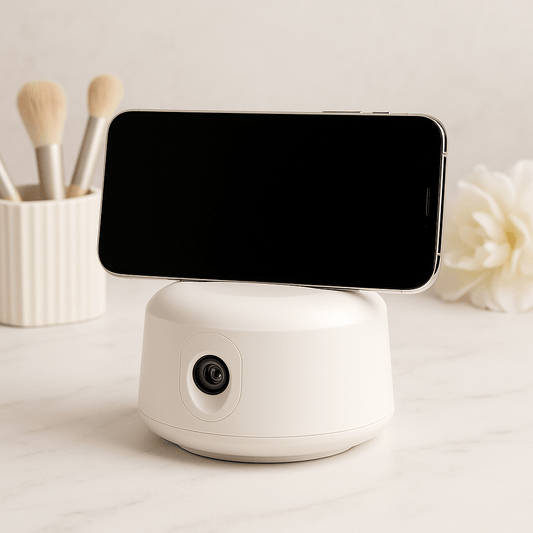 Smart Face Tracking Phone Holder showing adjustable arms