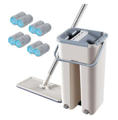 Home Kitchen Wooden Floor Lazy Mop - All Niche Drop