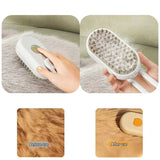 3 in 1 Steam Spray Rotatable Pet Comb 14:10#green paw 10 $ All Niche Drop All Niche Drop