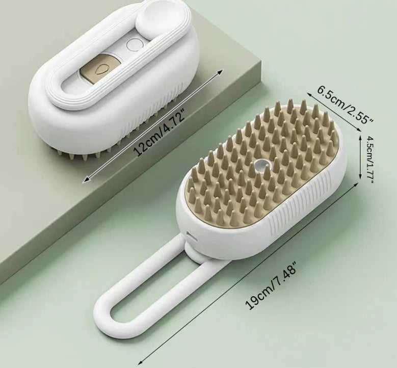 3 in 1 Steam Spray Rotatable Pet Comb 14:10#green paw 10 $ All Niche Drop All Niche Drop