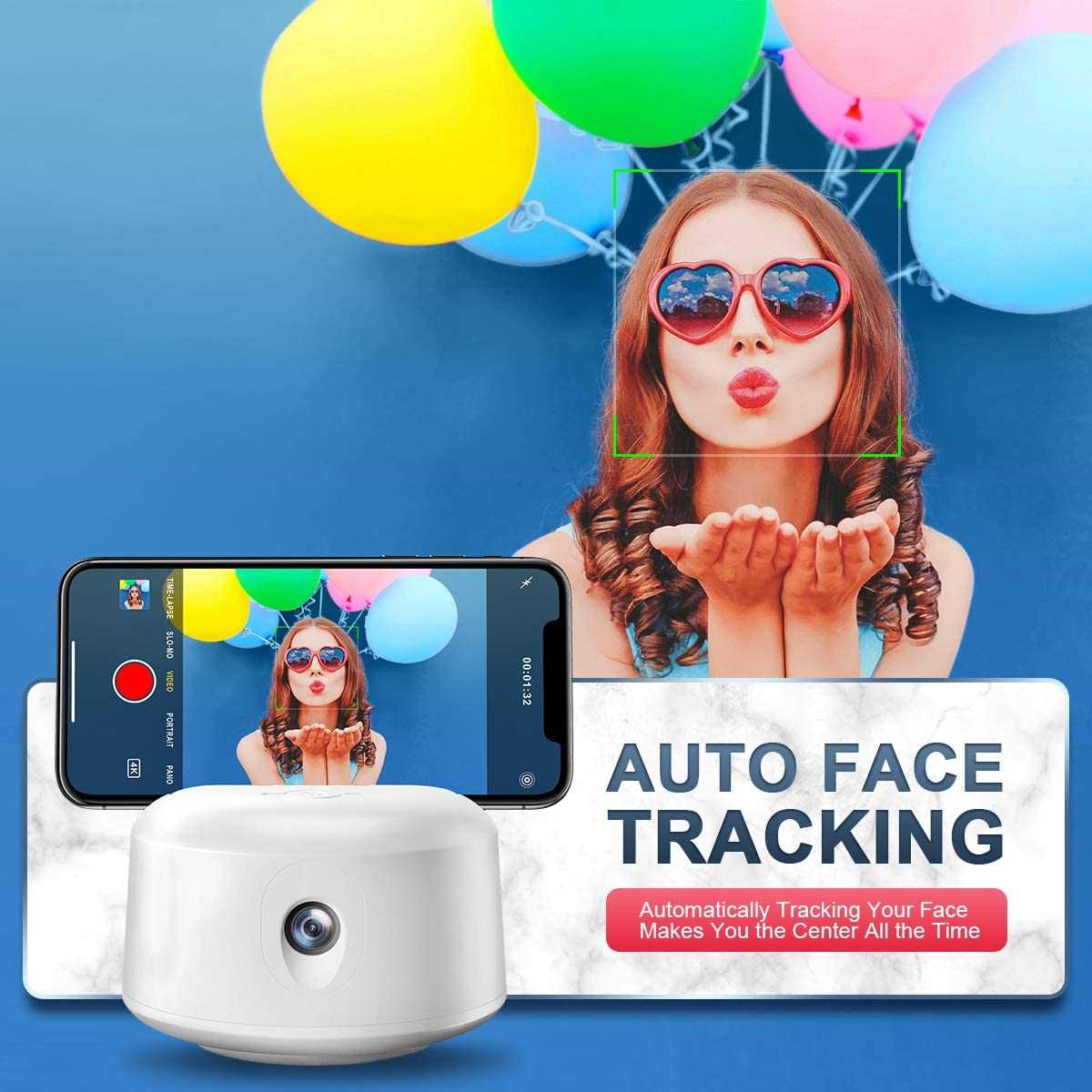 360 Degree Auto-Face Tracking Phone Holder 36732_Z9KNS4Y 35 $ Gadgets & Electronics Gadget-4 All Niche Drop