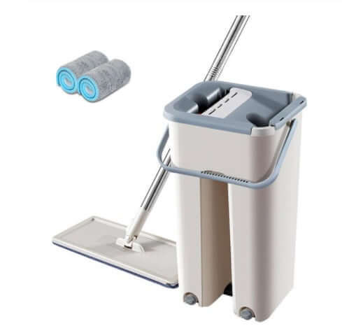 Home Kitchen Wooden Floor Lazy Mop - All Niche Drop