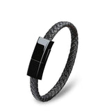 Leather USB bracelet