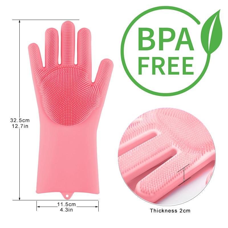 Multifunction cleaning gloves