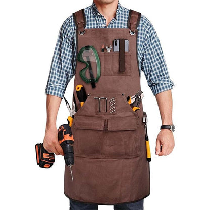 Home Kitchen Gardening Woodworking Canvas Apron - All Niche Drop