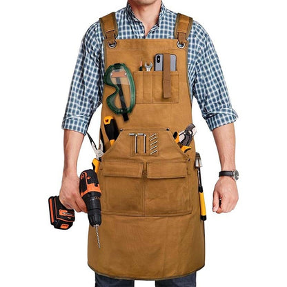 Home Kitchen Gardening Woodworking Canvas Apron - All Niche Drop