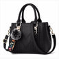 Women's Embroidery Messenger Bag – Stylish Handbag with Hairball Accent for Everyday Use. - All Niche Drop