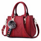 Women's Embroidery Messenger Bag – Stylish Handbag with Hairball Accent for Everyday Use. - All Niche Drop