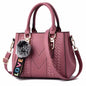 Women's Embroidery Messenger Bag – Stylish Handbag with Hairball Accent for Everyday Use. - All Niche Drop