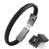 Leather USB bracelet