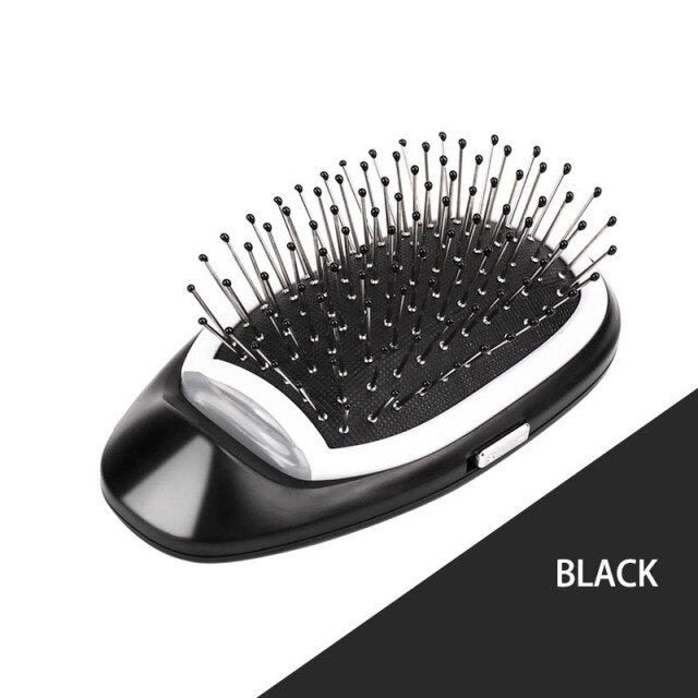 Portable Electric Ionic Styling Hairbrush - All Niche Drop