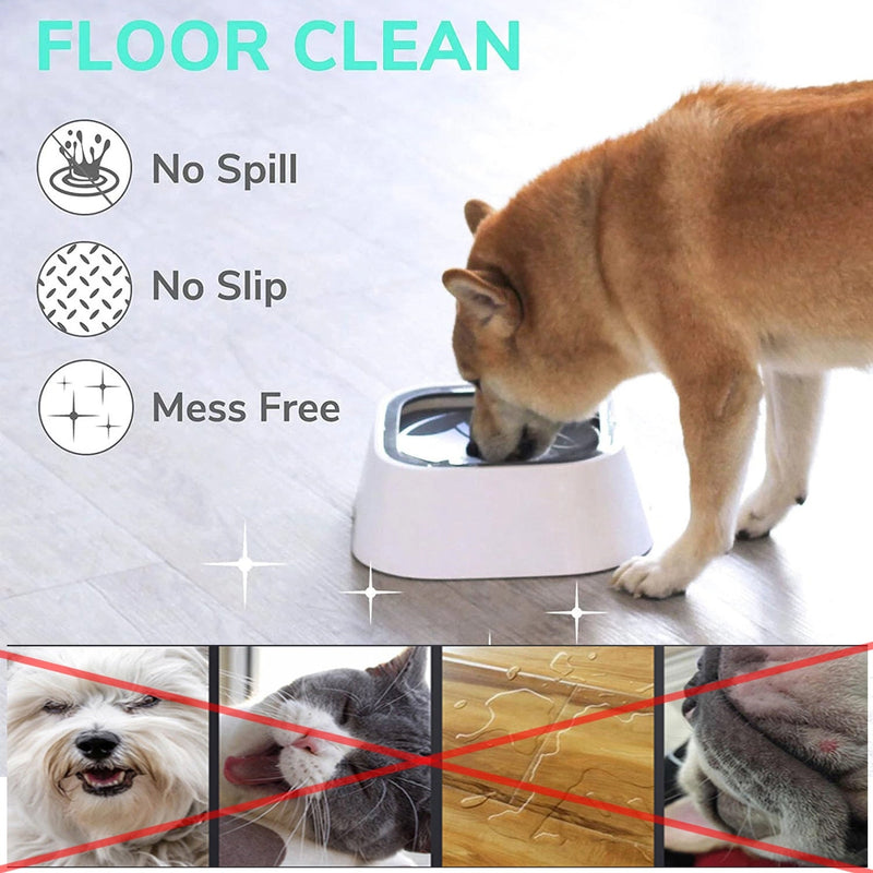 Nonspill pet water bowl