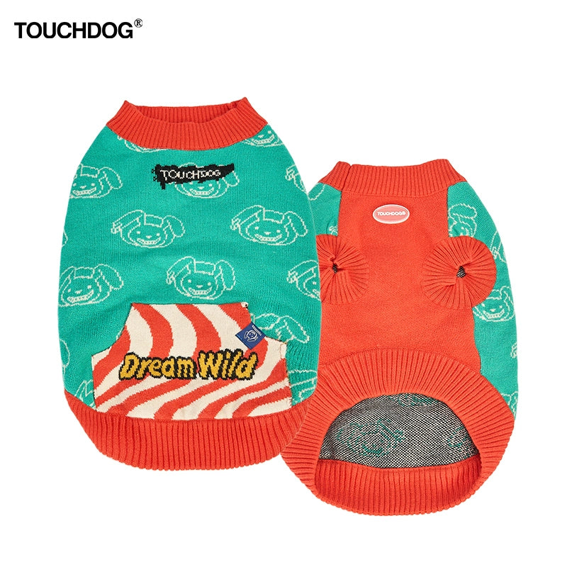Touchdog Pet Vest - Winter Dog Sweater for Medium Dogs