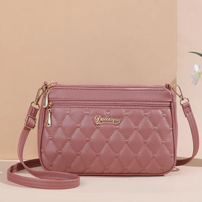 Women's Embroidery Messenger Bag – Stylish Handbag with Hairball Accent for Everyday Use. - All Niche Drop