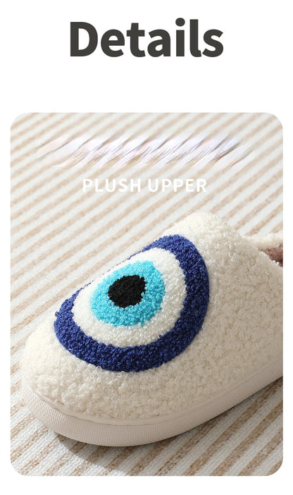 Comfy Ghost Face slippers with anti-slip grip for home wear