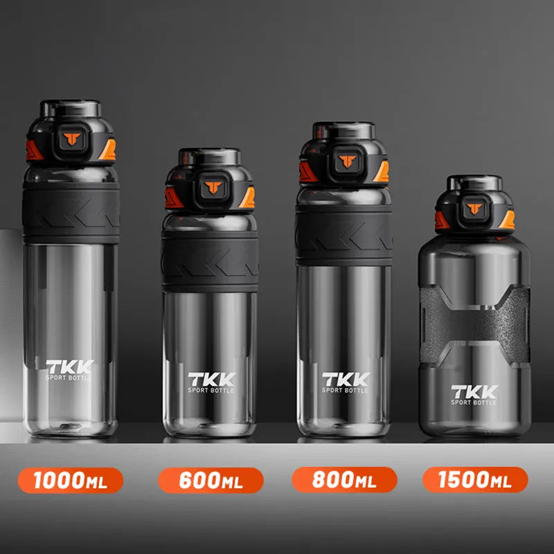 1000ml/1500ml BPA-Free Tritan Sports Water Bottle with Straw - Gym, Fitness, Outdoor & Travel Essentia