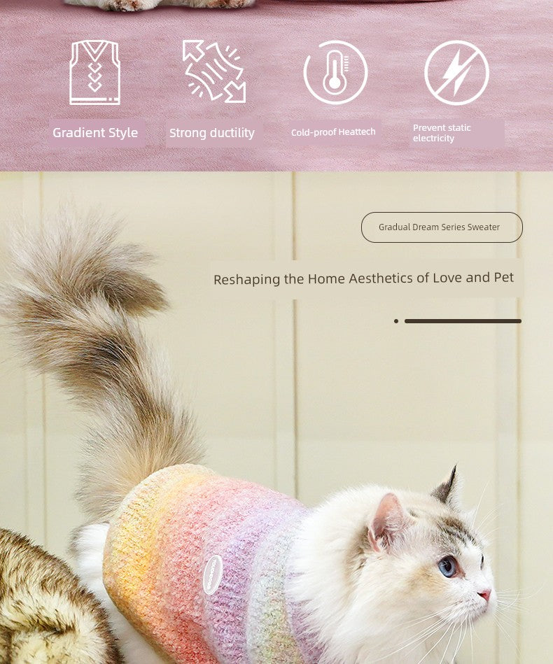 Medium Dog Winter Sweater Vest