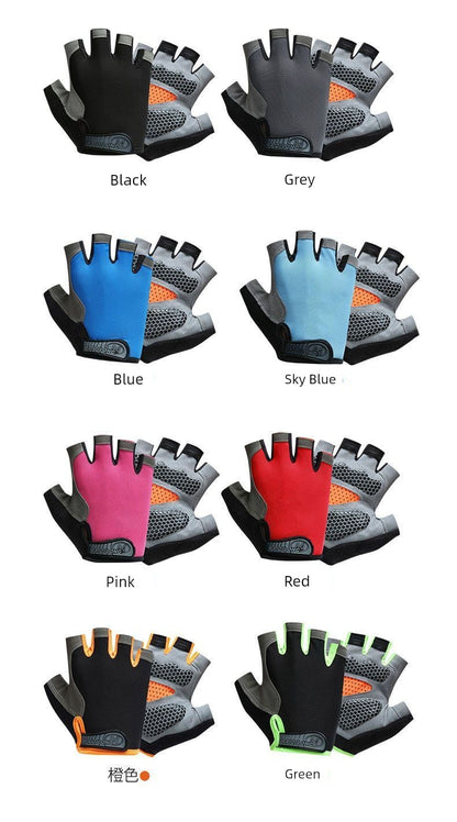 Anti-cocoon gym gloves for maximum grip