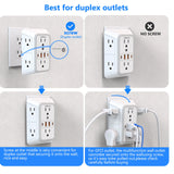 US Plug Power Strip with 6 AC Outlets 4 USB Port(2 Type C) - All Niche Drop