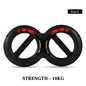 Wrist and finger fitness trainer with spring grip