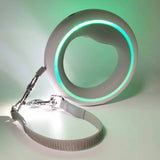 Retractable Pet Leash Flexible Ring Shape with LED - All Niche Drop