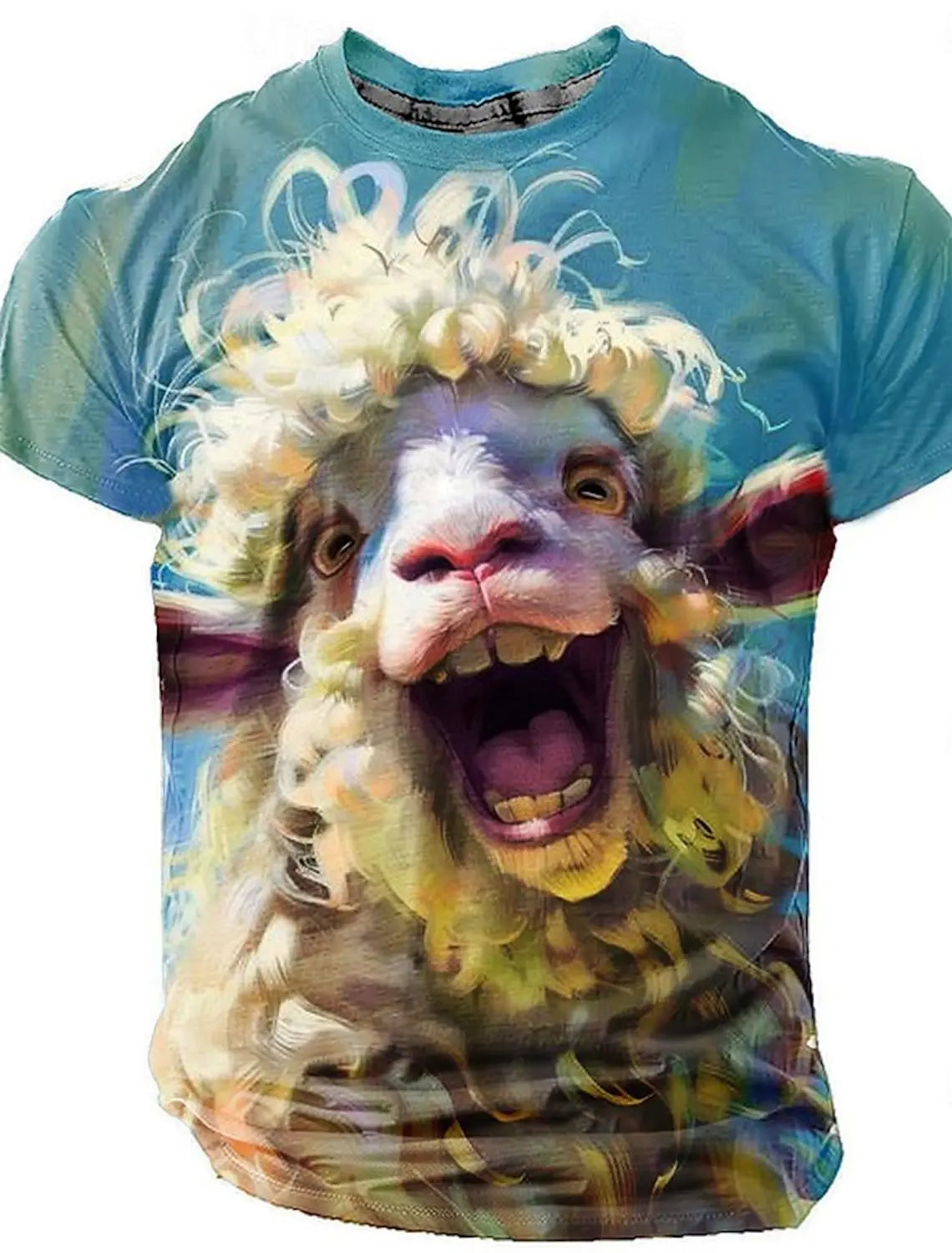 Men's Animal Funny T Shirt Short Sleeve T shirt 3D Print O-Neck Shirt Exaggerated Designer Party Summer Casual Clothing Apparel - All Niche Drop