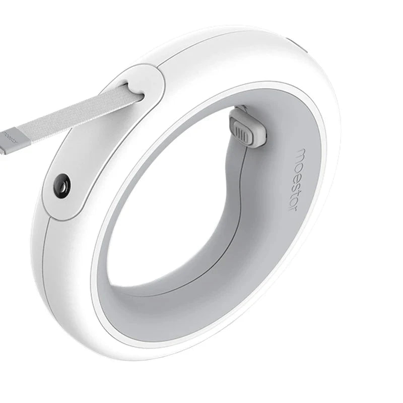 Retractable Pet Leash Flexible Ring Shape with LED