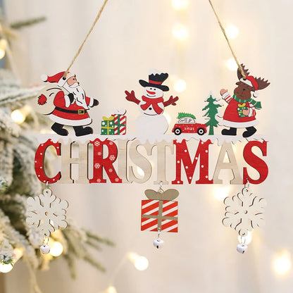 Santa Gnome Christmas decoration for wall and door