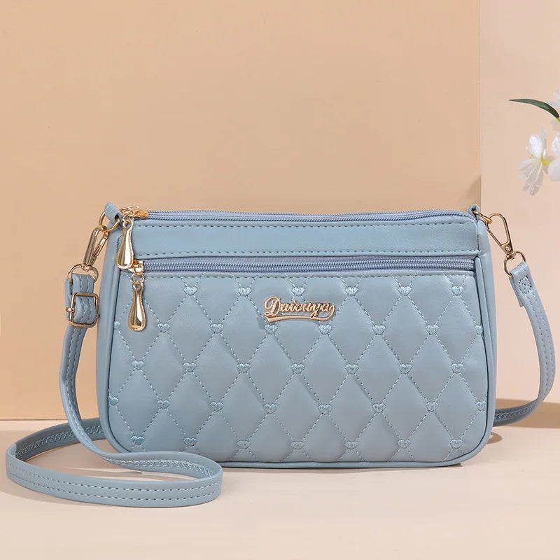 Women's Embroidery Messenger Bag – Stylish Handbag with Hairball Accent for Everyday Use. - All Niche Drop